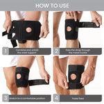 KneeGuard Pro-Adjustable knee Support Brace for Pain